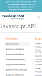 Mobile Screenshot of api.zopim.com